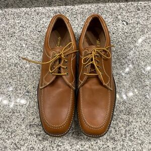 Vibram Tan Leather Men's Oxfords
